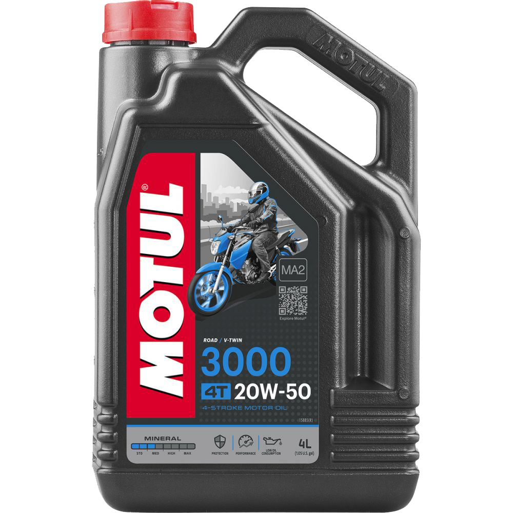 Моторное масло Motul 3000 4T 20W-50, 4л (MOTUL: 104049)